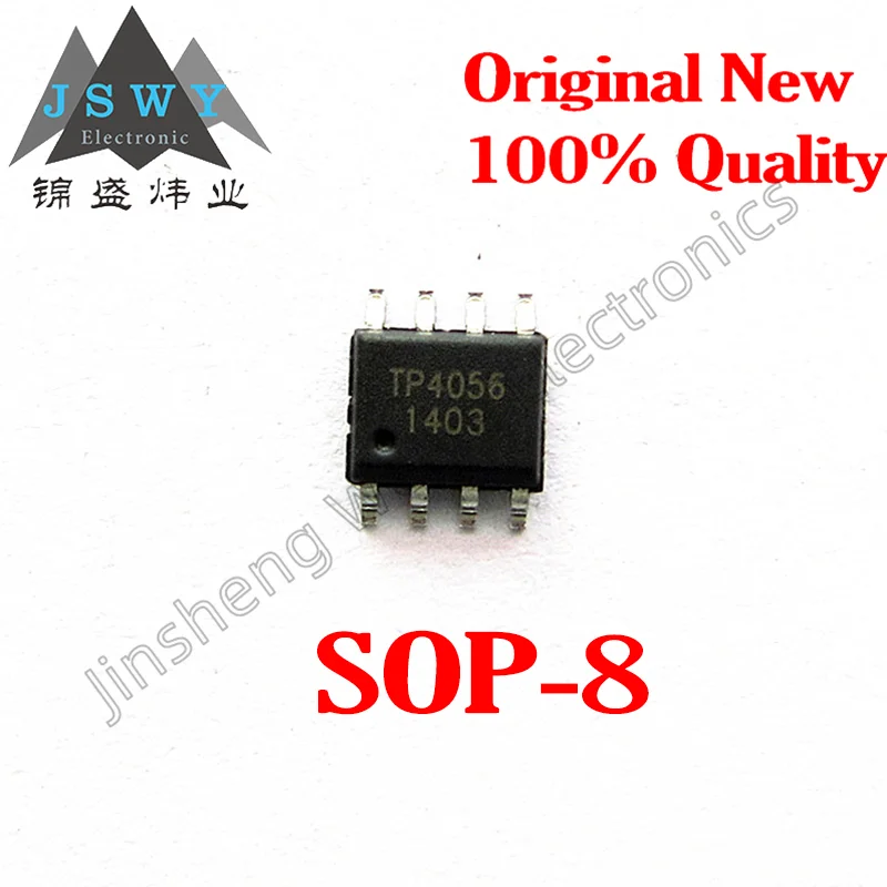 

(50/200 pieces) TP4056 SOP-8/single-cell lithium-ion battery power management chip/new original stock Electronics
