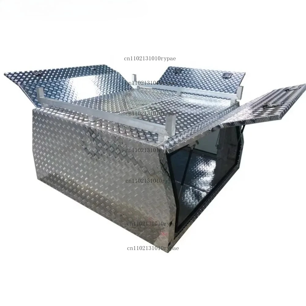 Wholesale Heavy-Duty Aluminum Truck Tool Box Waterproof Feature Custom Size UTE Canopy Vehicle Tool Box Manufacturer's Product