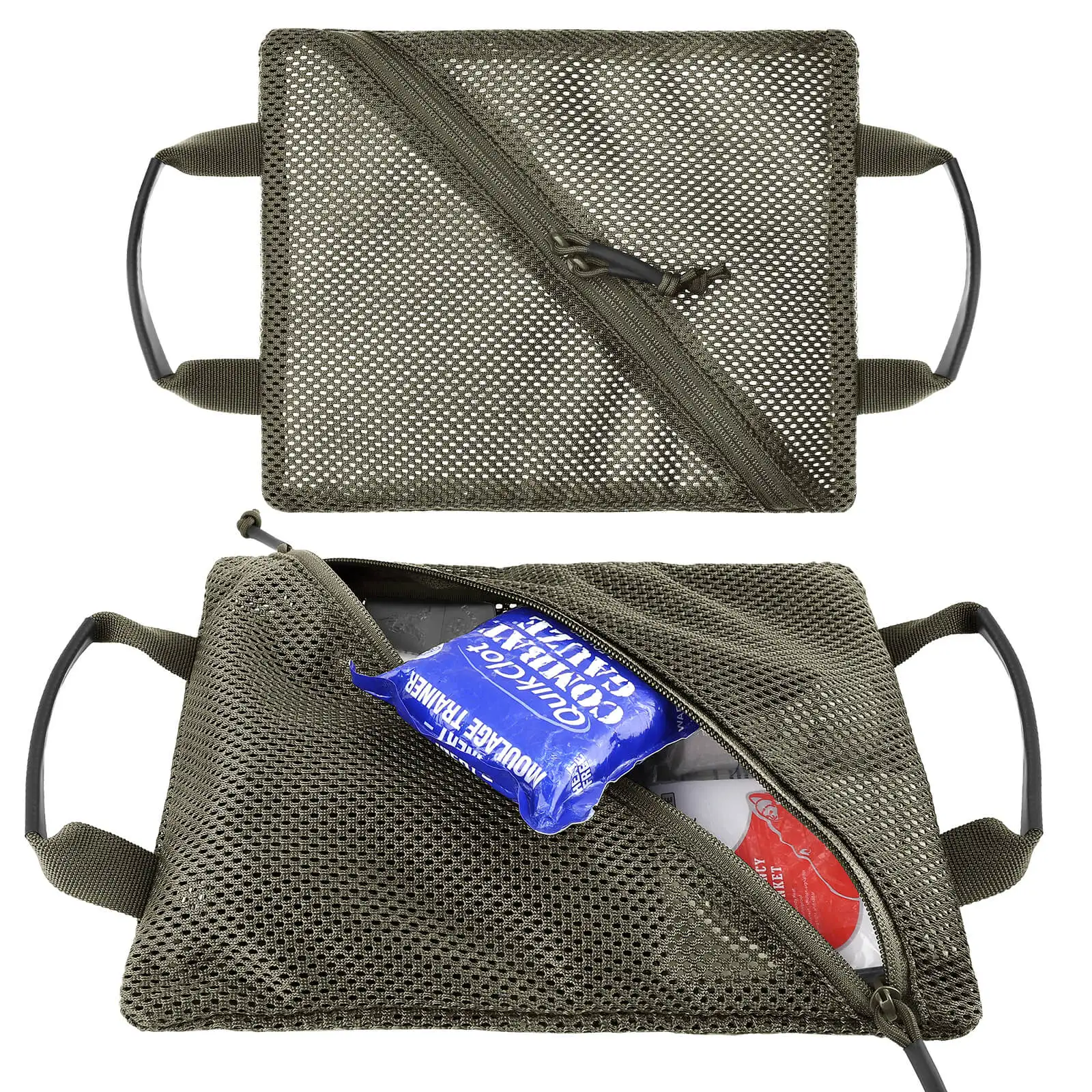 KRYDEX 2 قطعة التكتيكية كيس شبكي وحدات فائدة المشرف EDC الحقيبة في الهواء الطلق التخييم السفر المنظم تخزين حقيبة صيد #3