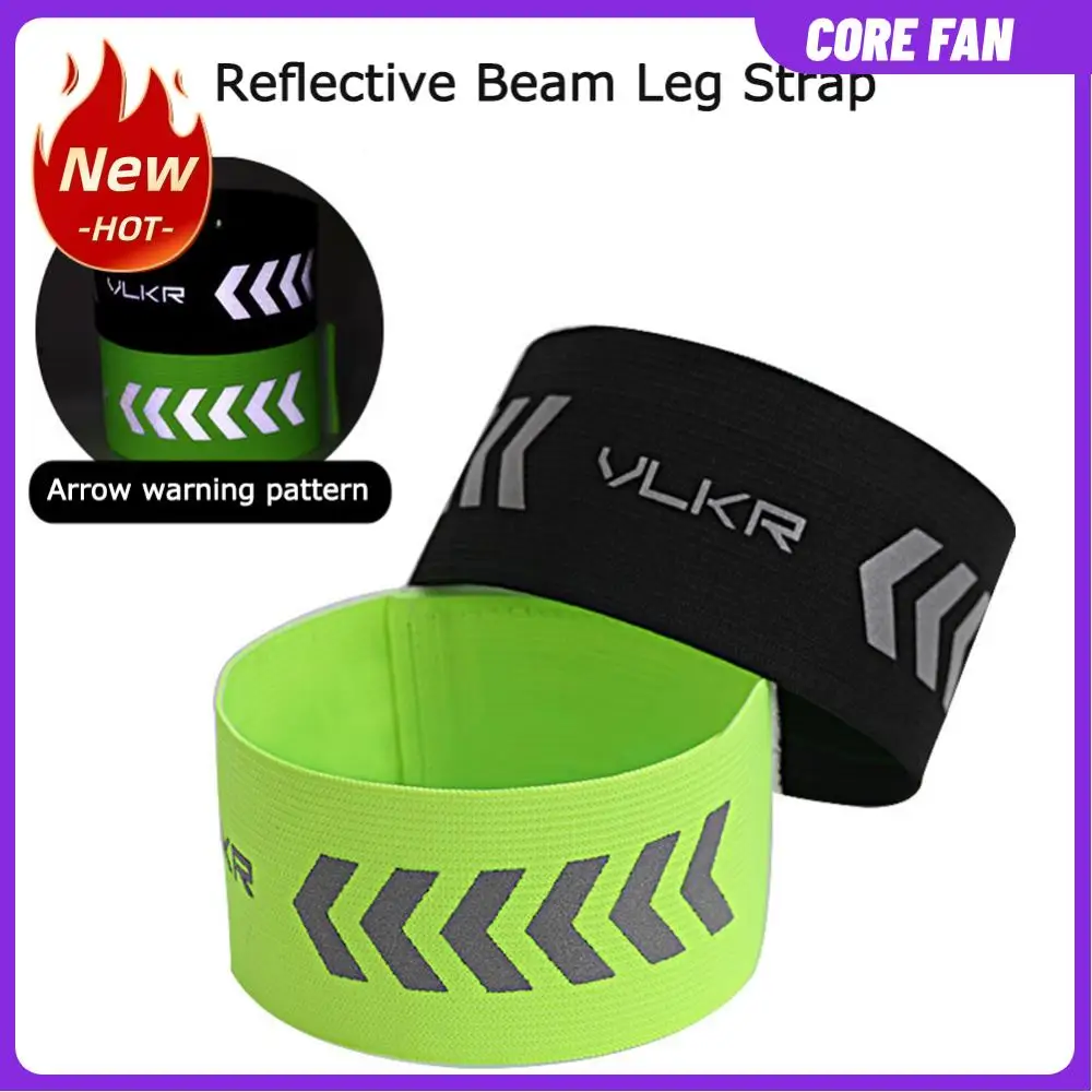 Outdoor Elasticated Armband Durable Arm Ankle Leg Safety Bands for Cycling Adjustable High Visibility for Runners Women Kids Men