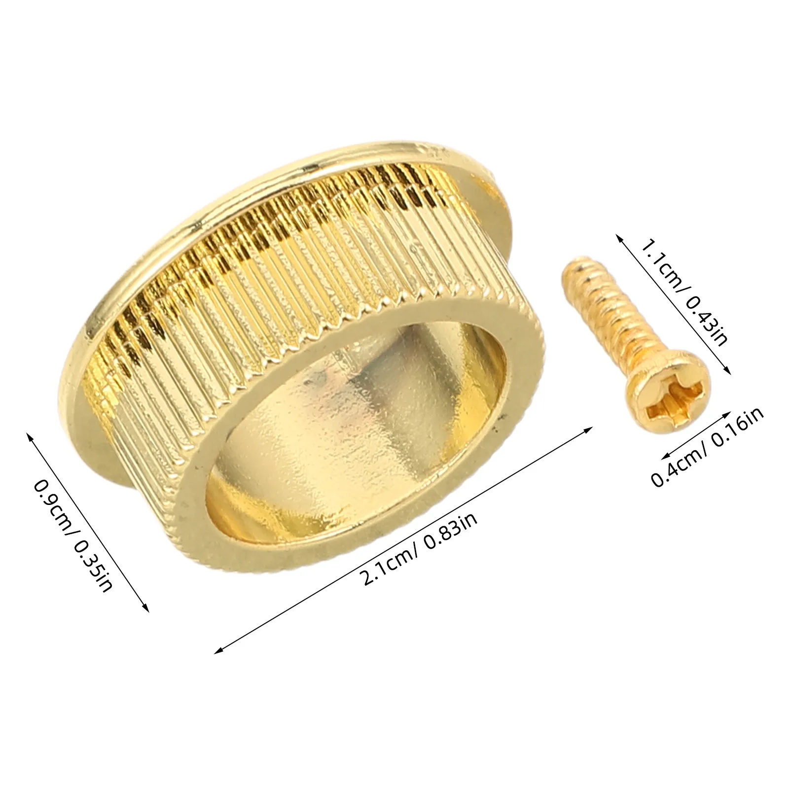 4Sets Bass Tuner Bushing Kit Metal Threaded Bushings Screws Fitting Electric Bass Guitar Parts Tuner Reinforcement Stable