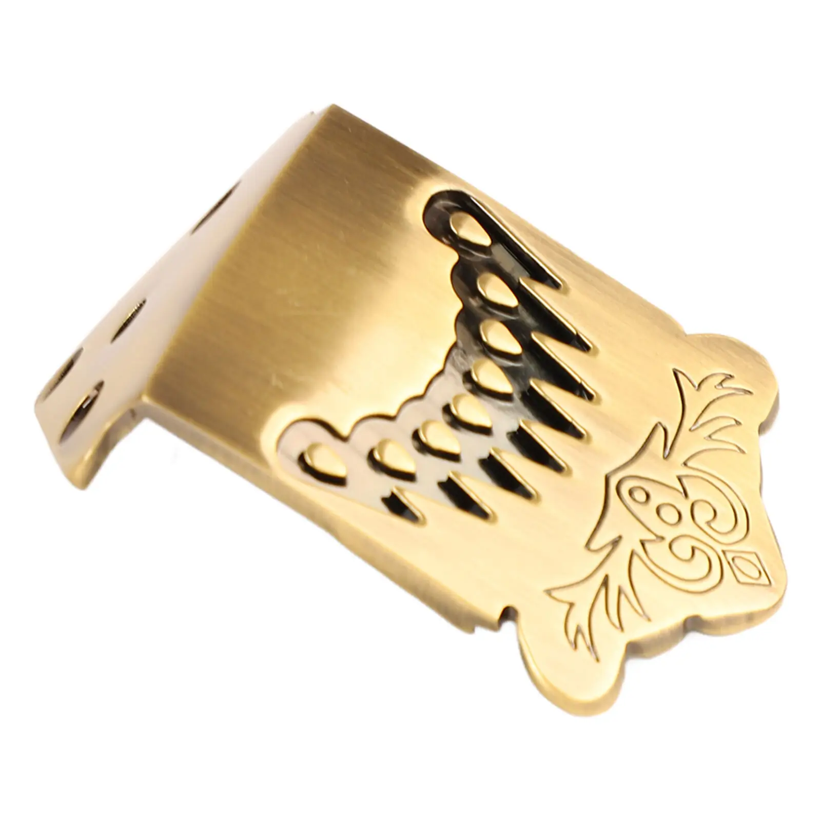 1Pc Metal Feather Pattern Mandolin Tailpiece Replacement For 8 String Mandolin Instrument Accessories