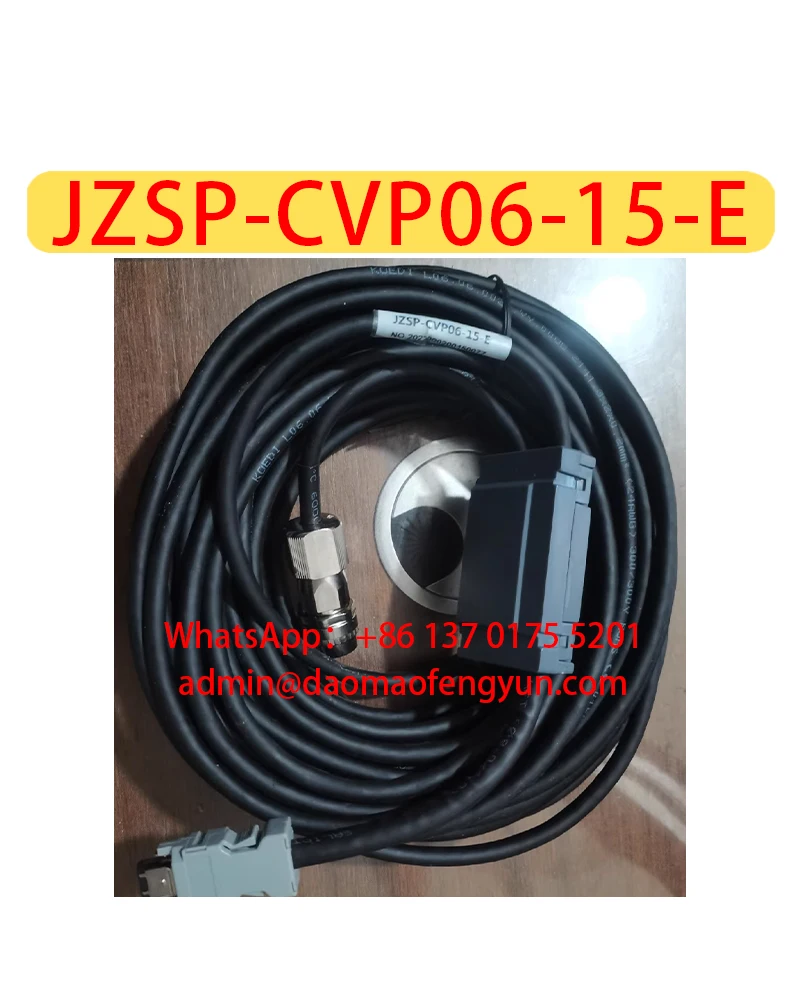 Brand New JZSP-CVP06-15-E 15-meter servo motor encoder connection cable with battery box，Fast shipping