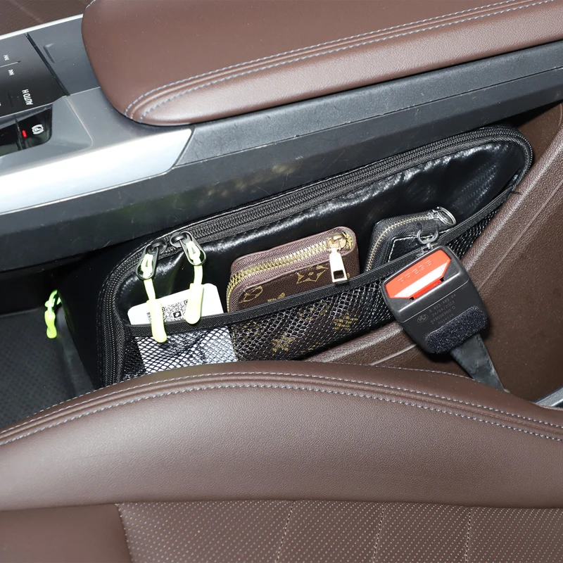 

Для BMW X1 U11 2023 2024 2025 автомобильная нижняя сумка для хранения центрального управления, многофункциональная сумка для хранения, аксессуары для салона автомобиля