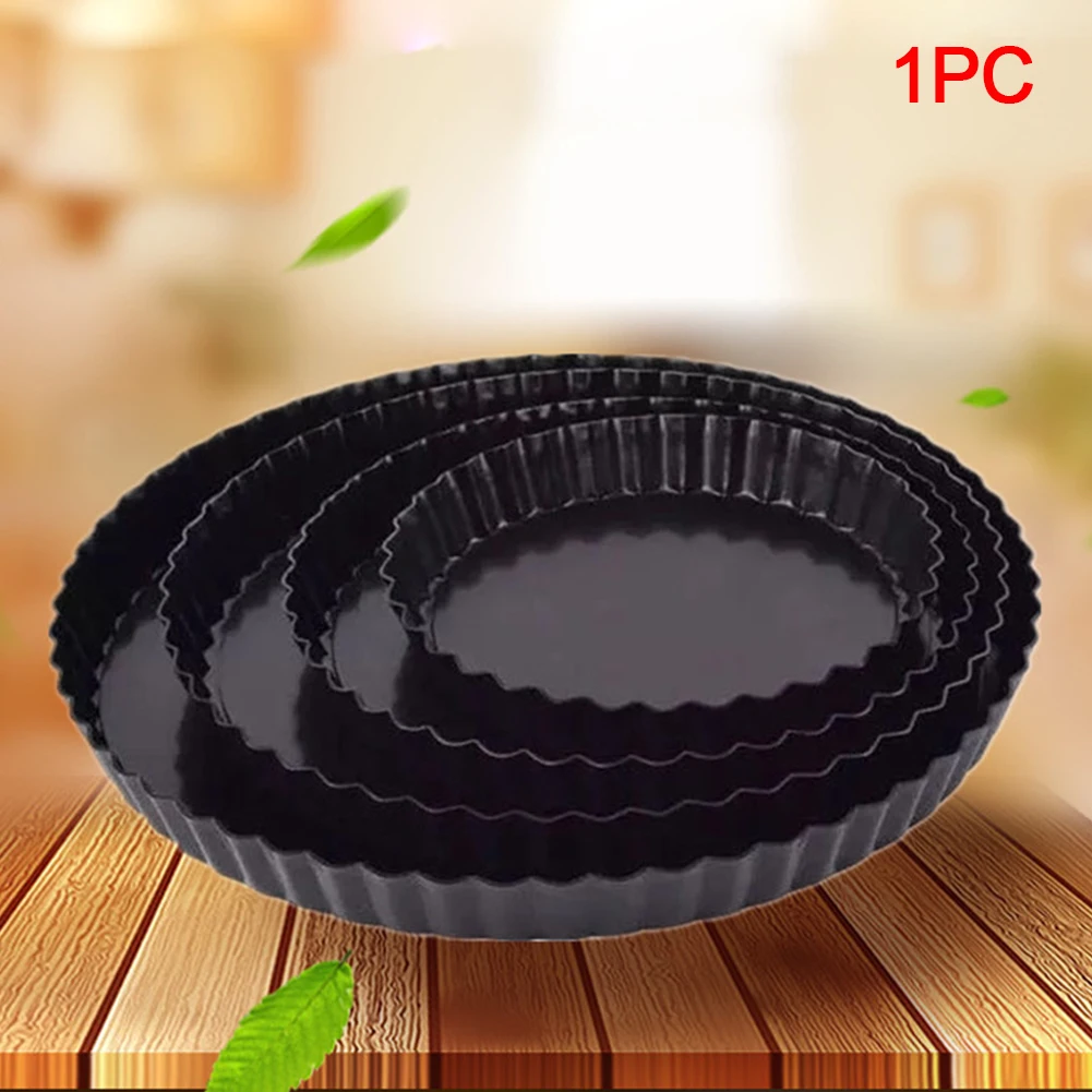 6/8inch Round Removable Bottom Kitchen Tool Non Stick For Pizza Cake Bakeware Alluminum Alloy Pie Pan Tart Baking