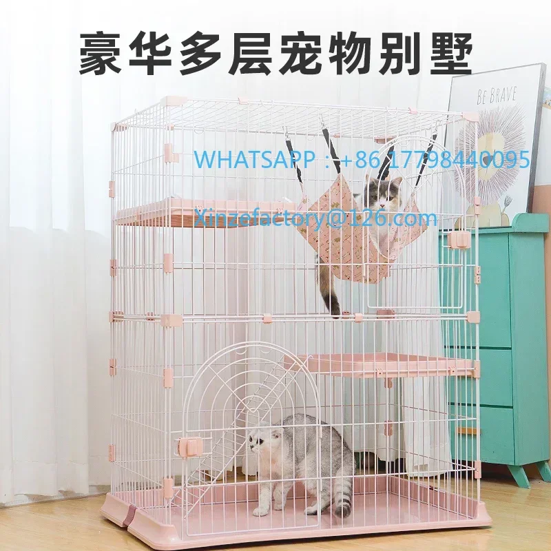 Customizable Cat Cage Household Indoor Cat Luxury Villa