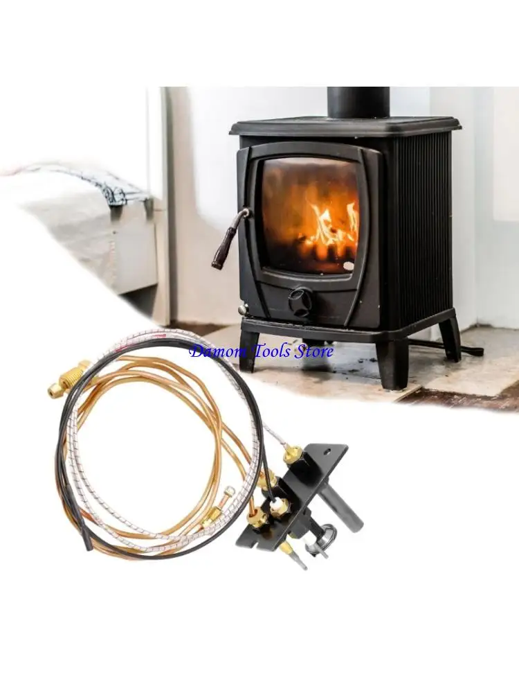 57BE 10002265 Gas Assembly Kits Easy Install Fireplaces Burners Replacement Kits For Stable Ignition And Heat Output