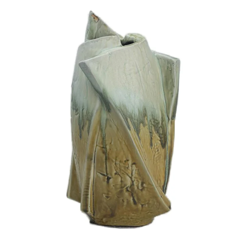 

Handmade high temperature ceramic vase art homestay model room sales office soft decoration flower arrangement ornament