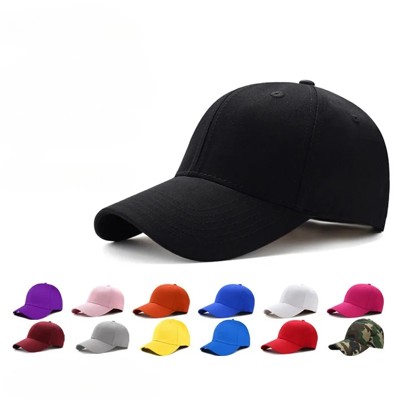 1pc New Happiness Baseball Cap Cotton Cap Duck Cap Travel Festival Beach Party Hat Men's and Women's Four Seasons Hat Visor Hat