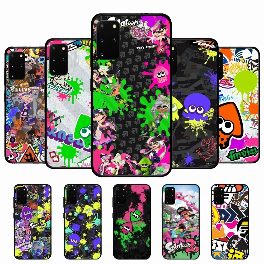 Game Splatoon Art Phone Case For Samsung S 9 10 20 21 22 23 30 23 24 plus lite Ultra FE S10lite Fundas