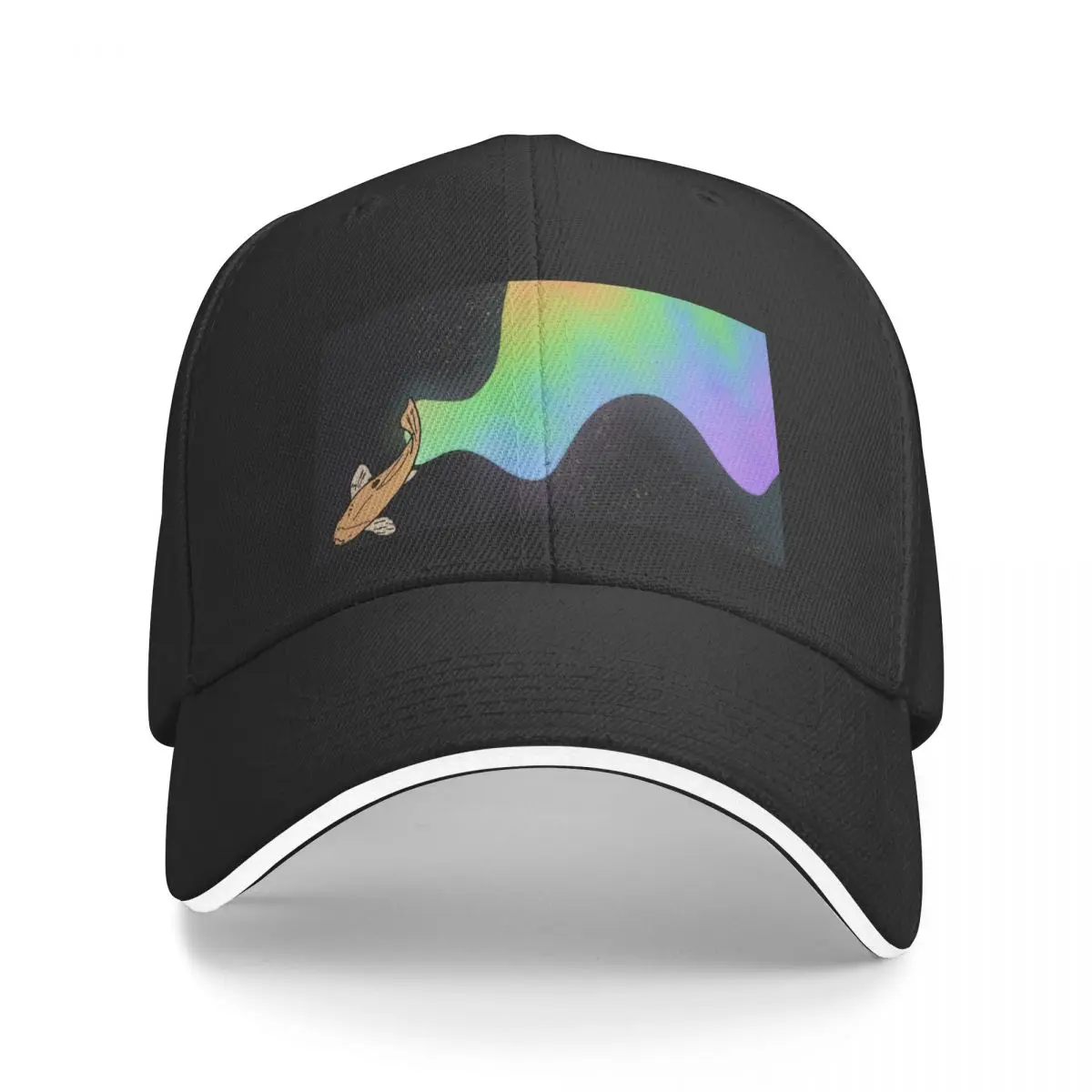 Rainbow Koi Swimming in Space Baseball Cap Hat Baseball Cap Kids Hat Sun Hat For Children Women's Beach Outlet 2024 Men's