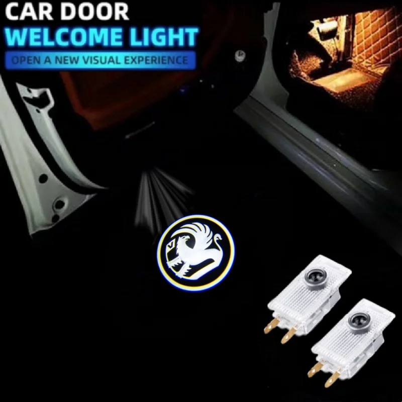 

LED Car Door Logo Projector Lights For Vauxhallpel Insignia A B logo from 2008-2014 2015 2016 2017 2018 Car Goods Accessories