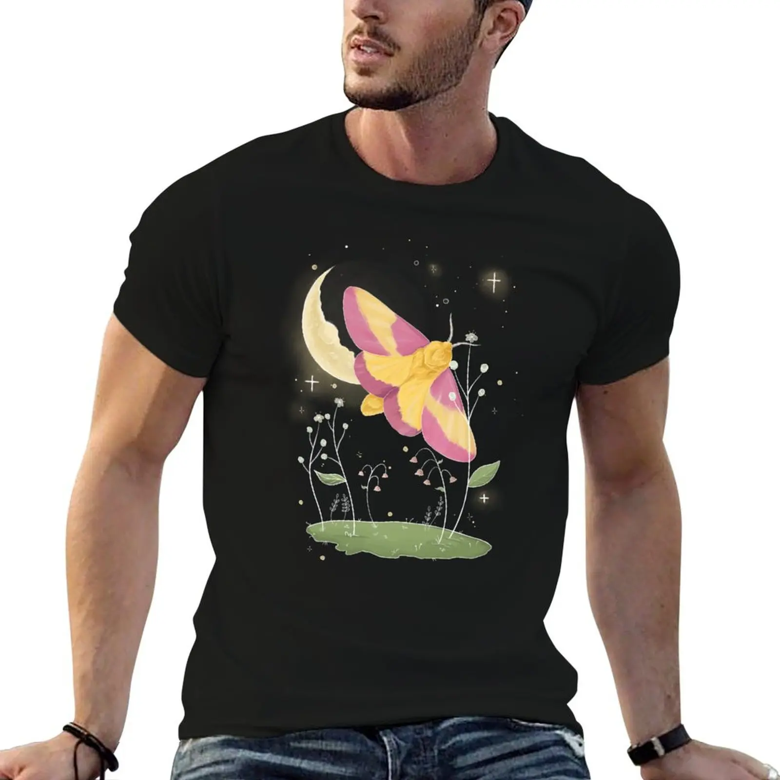 

Rosy Maple Moth T-Shirt t shirt custom print t shirt for man T-Shirt