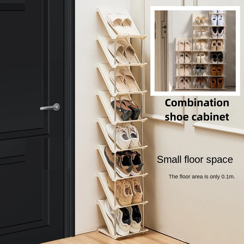 

2-5 Layers Can Be Combined To Store Diagonal Shoe Racks Multi-layer Storage Shoe Cabinets Home Door Corners, Indoor Space Saving