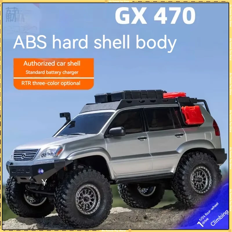 New Axial Scx24 Remote-Controlled Electric Climbing Car 1/24 Simulation Gx470 Rtr Children'S Toy Holiday Gift