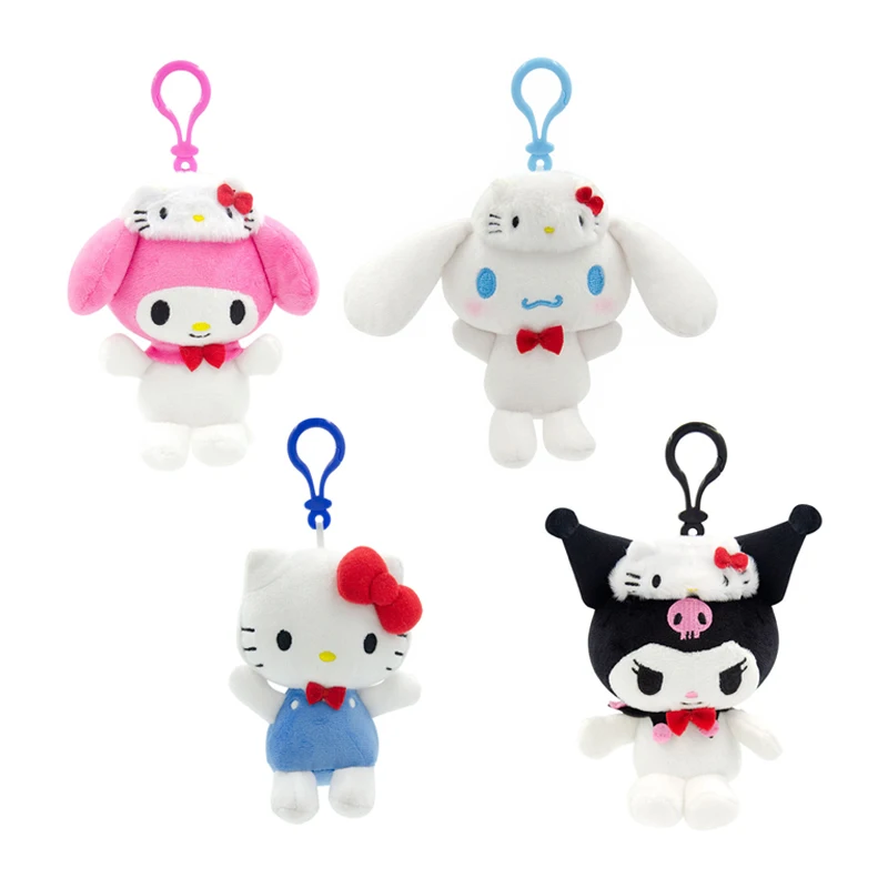 

13 см аниме плюшевая куроми Cinnamoroll My Melody Sanrio KT Hat Series маленькая подвеска модный бутик куклы плюшевые куклы детская подарочная игрушка