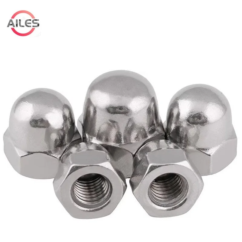

Titanium TA2 Hex Acorn Cap Nut Domed Nuts for Decrotive Blind Nuts