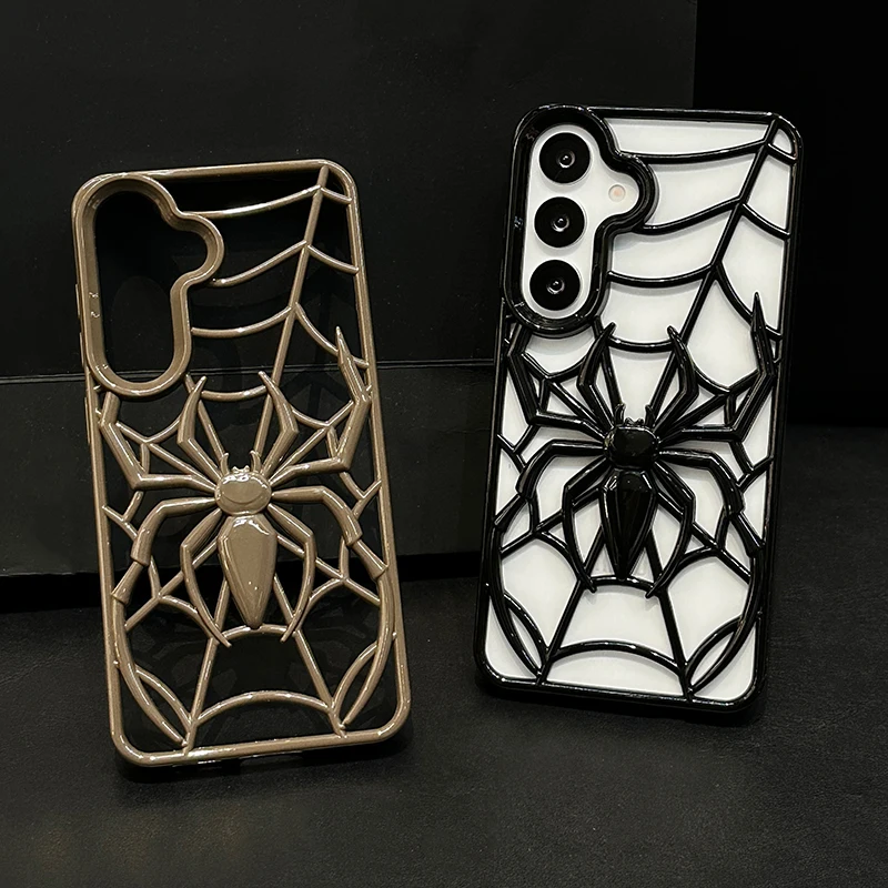 Funny 3D Hollow-out Spider Phone Case For Samsung Galaxy S25 S24 S23 S22 Ultra Plus S23FE S24FE Heat Dissipation Back Cover - AliExpress 202192403 Funny 3D Hollow-out Spider Phone Case For Samsung Galaxy S25 S24 S23 S22 Ultra Plus S23FE S24FE Heat Dissipation Back Cover - AliExpress 202192403