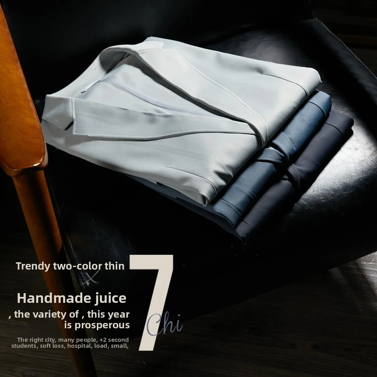 

High-End Busin Casual Men's Suit Fine Texture Ceiling Level Inner Prure Glue Spring Summer Faion Urban Sle Long Sve