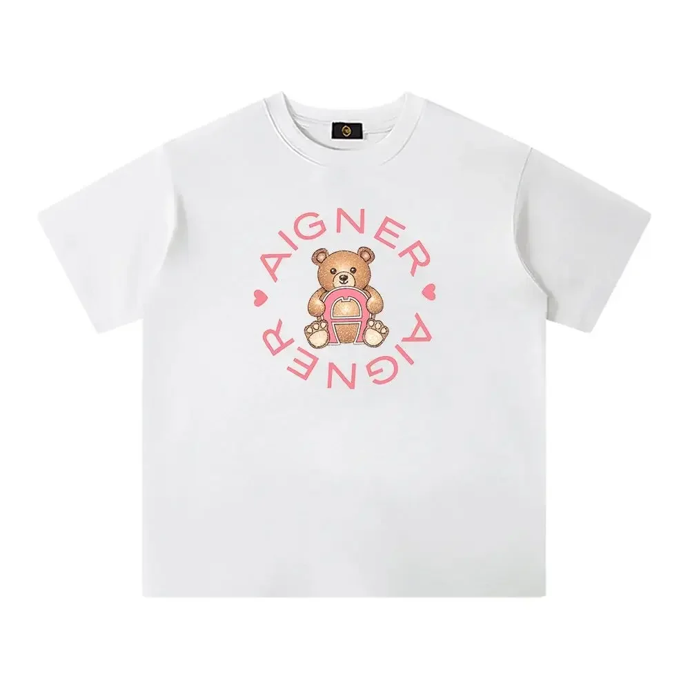 

Летняя футболка для девочек, детский топ, детская модная повседневная одежда, топ с буквенным принтом для маленьких девочек, футболка