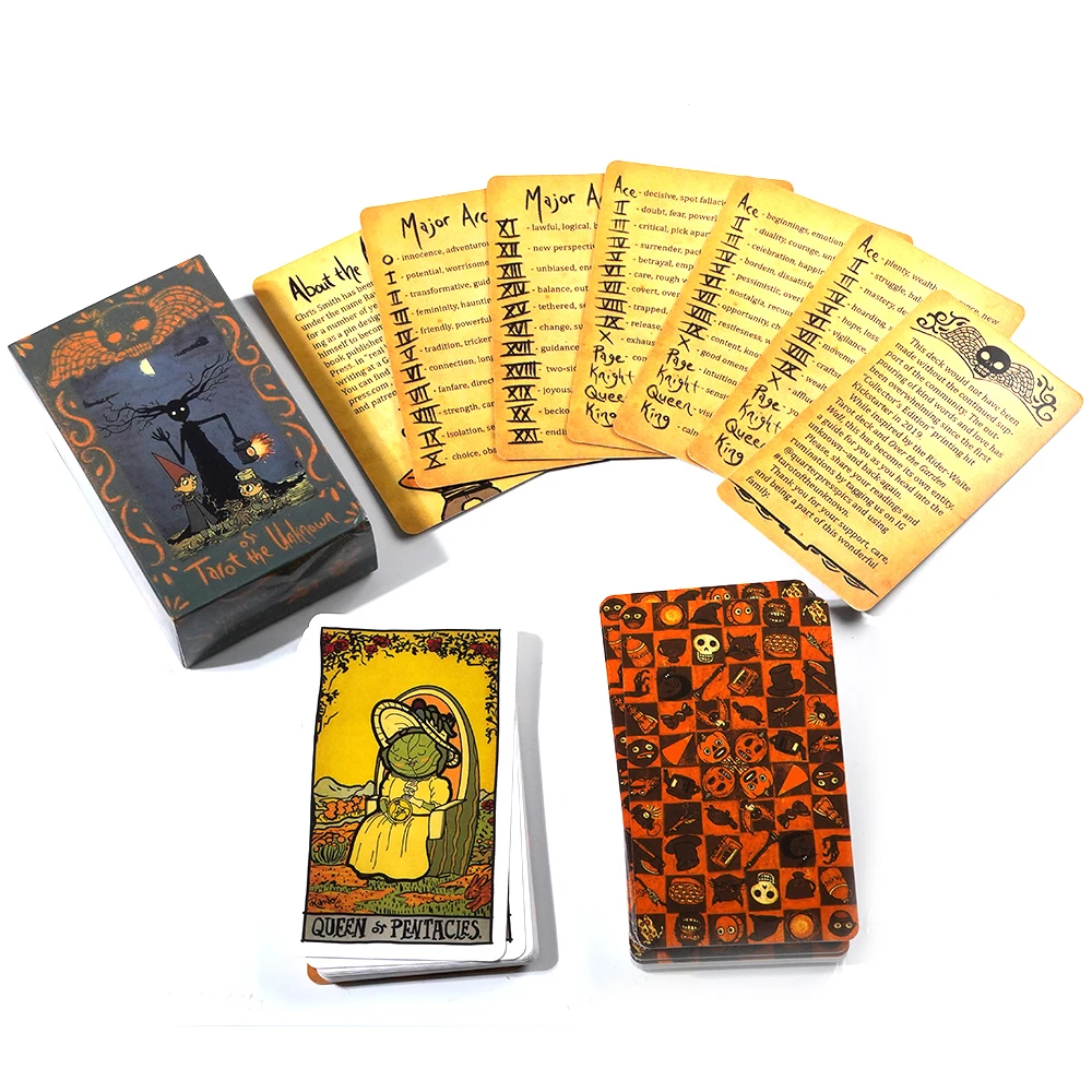 Tarot of the Unknown 78 Tarot Deck Original Tarot Cards For Beginners And E-booklet Divination Tools The Rider Tarot Deck