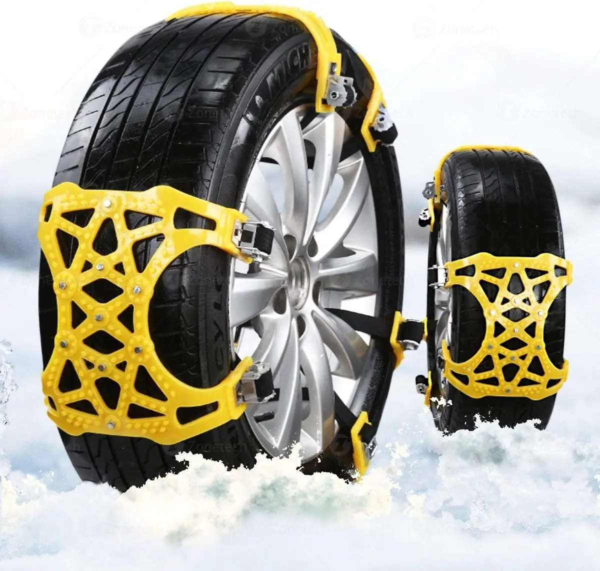 Car Winter Tire Wheels Snow Chains Snow Tire Anti-skid Chains Wheel Tyre Cable Belt Winter Outdoor Emergency Chains