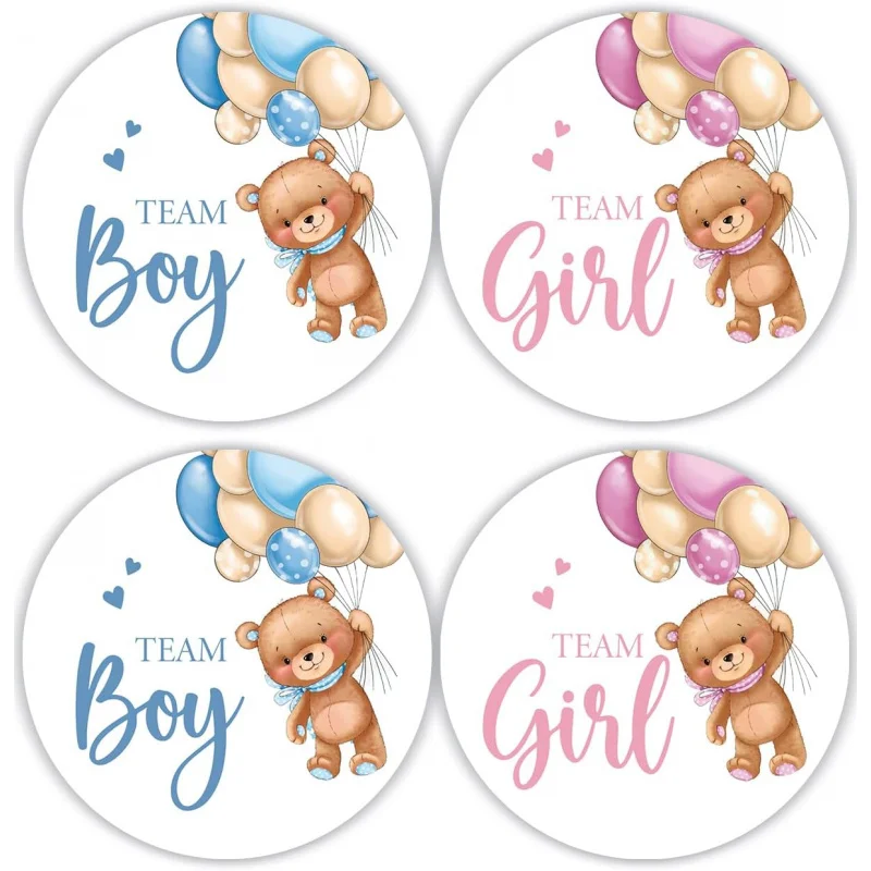 100 ملصق تكشف عن الجنس للأولاد والبنات، مثالي لتزيين حفلات استقبال المولود الجديد، ملصقات فريدة للاحتفال بالولادات الجديدة #1