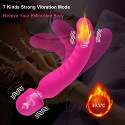 Powerful Vibrator Dildos Wand for Women Clitoris Stimulator G Spot Vibrator for Women Vagina Massager Adult Sex Toys for Woman