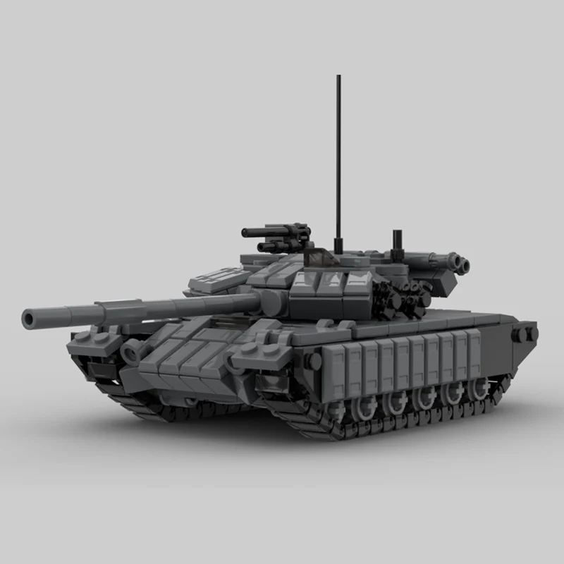 qwer T-64BV Modern Military Tanks Model MOC Building Bricks War Equipment Modular Technology Gifts Holiday Assemble Children Toy