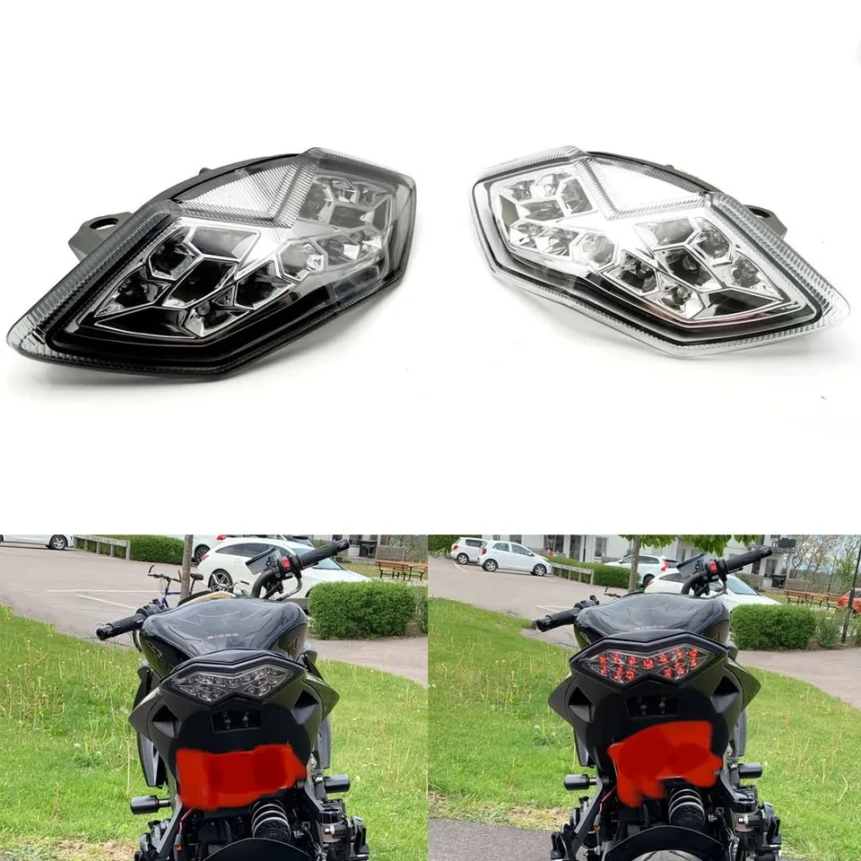 Rear Tail Light Brake Turn Signals Integrated LED Light For Kawasaki Z1000 10-13, Ninja 1000 Z1000SX 2011-2019 2012 2014 2015