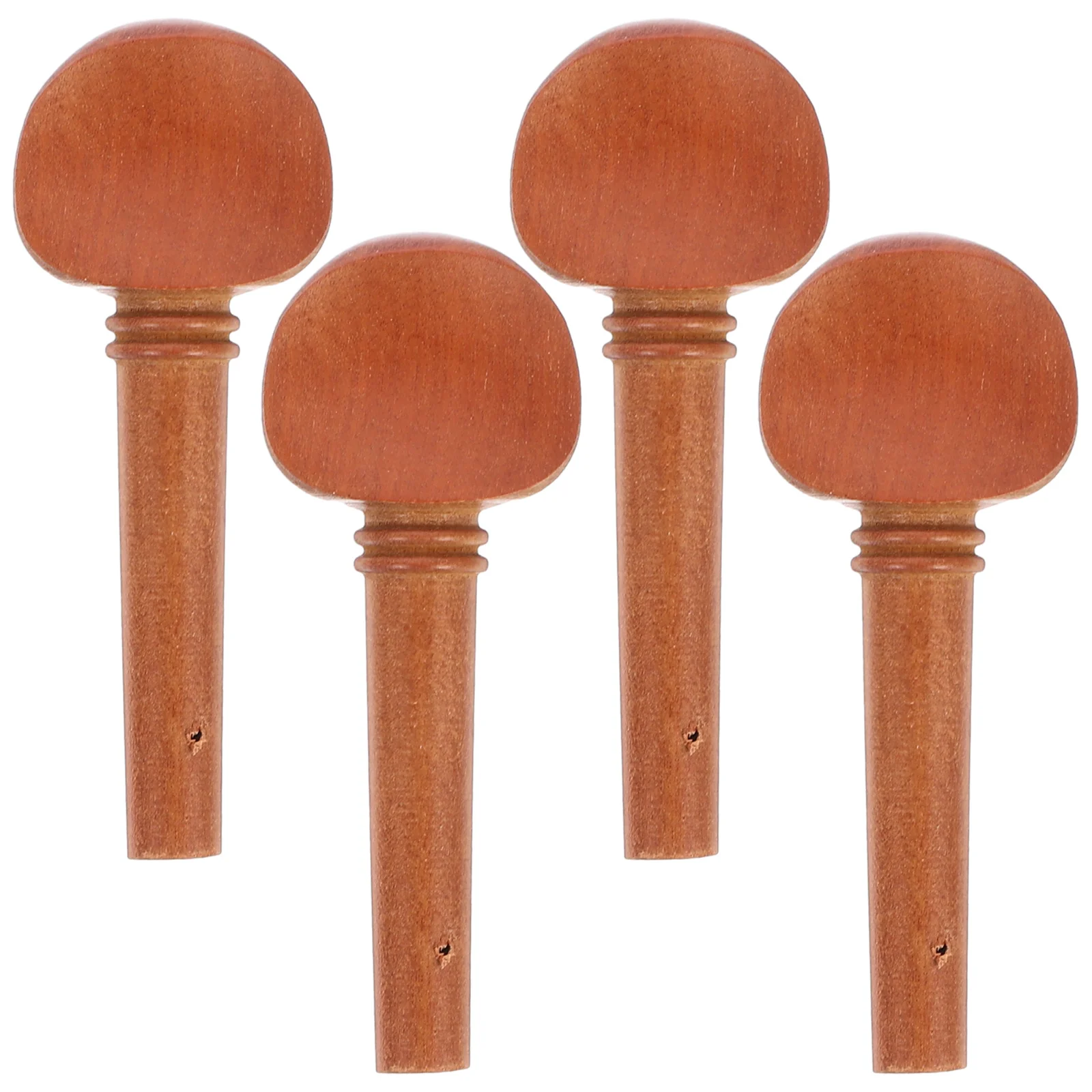 4 قطعة أوتاد الكمان الخشبية مصنوعة يدويًا على شكل عين السمكة ترصيع ناعم ومستقر للاستخدام الاحترافي ملحقات الآلات الموسيقية بأسعار معقولة #6