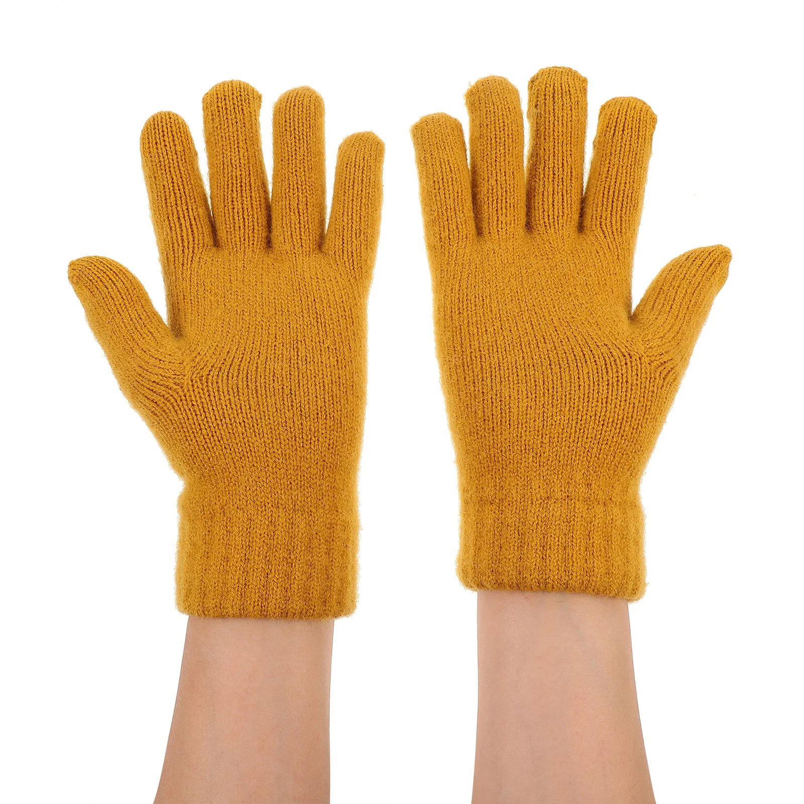 1 قطعة 1 زوج الشتاء حساسة قفازات محبوك الشتاء القفازات للنساء القيادة القفازات الدافئة ركوب الدراجات مهرجان الزفاف استخدام