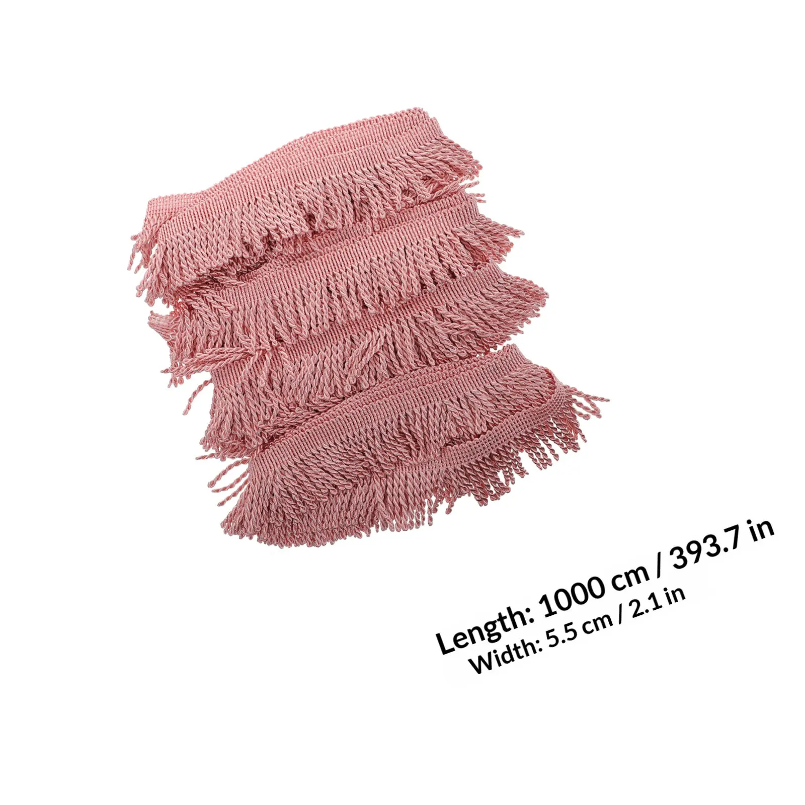 1 Roll Flounced Tassel Trim Fringed Decorative Strip for Curtain Making DIY Sewing Lace Trim Tassel Border Fringed Strip Accents