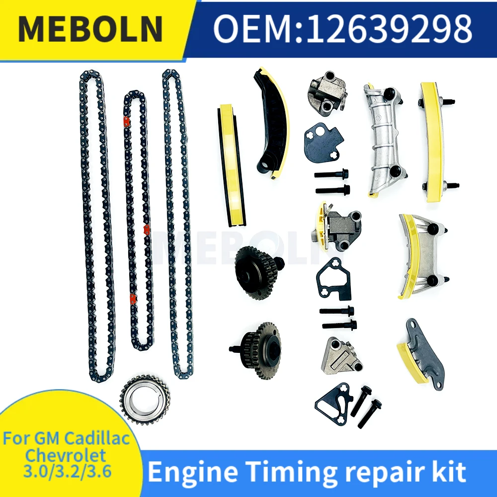 15 Pcs/1Set Engine Timing Chain Kit For Chevrolet Captiva Buick New LaCrosse Enclave Equinox 3.0 3.2 3.6Car Accessories 12639298