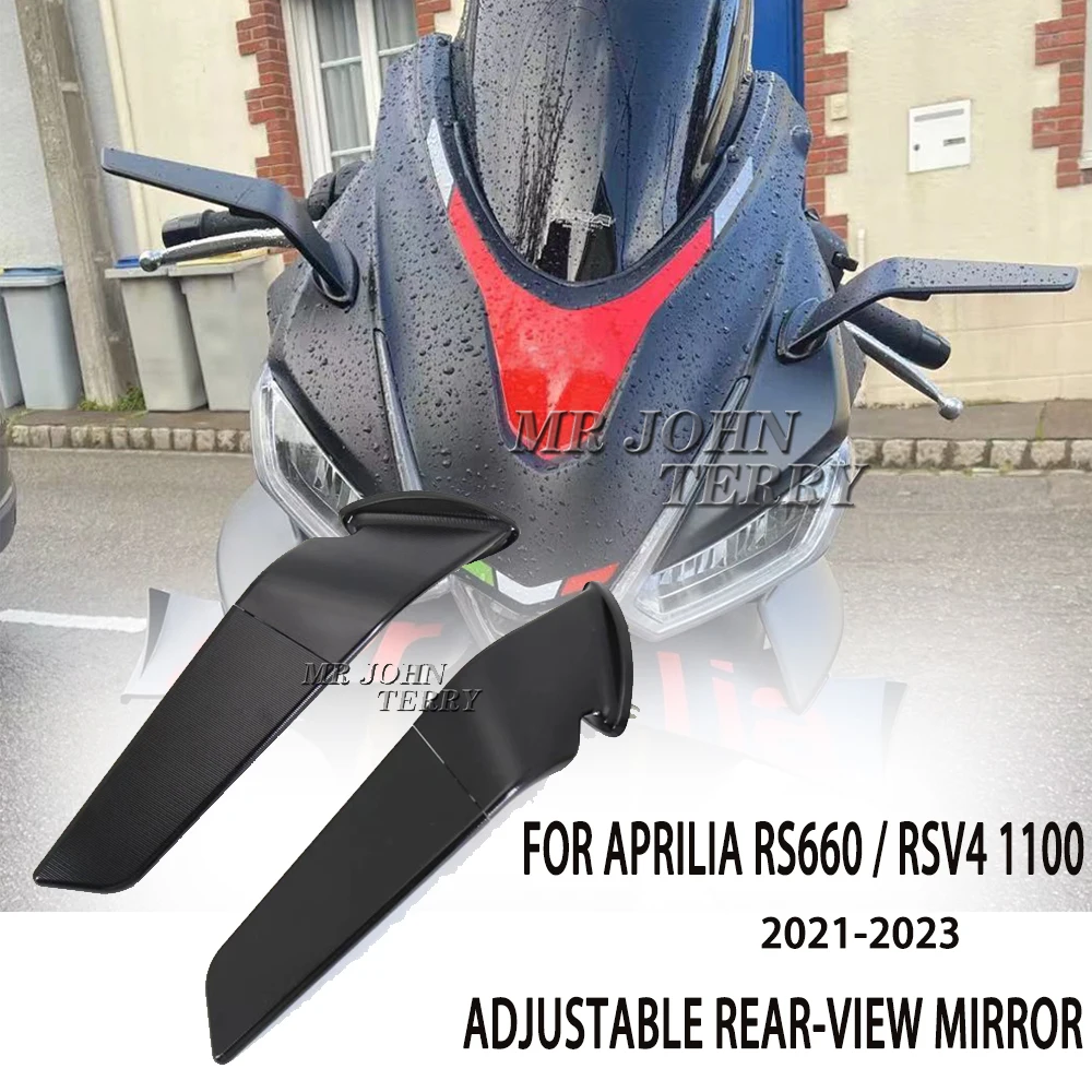 

Mirror Kits Adjustable Mirrors Motorcycle Wing Mirrors For Aprilia RS660 / RSV4 1100 Mirrors Stealth Mirrors Sports Winglets