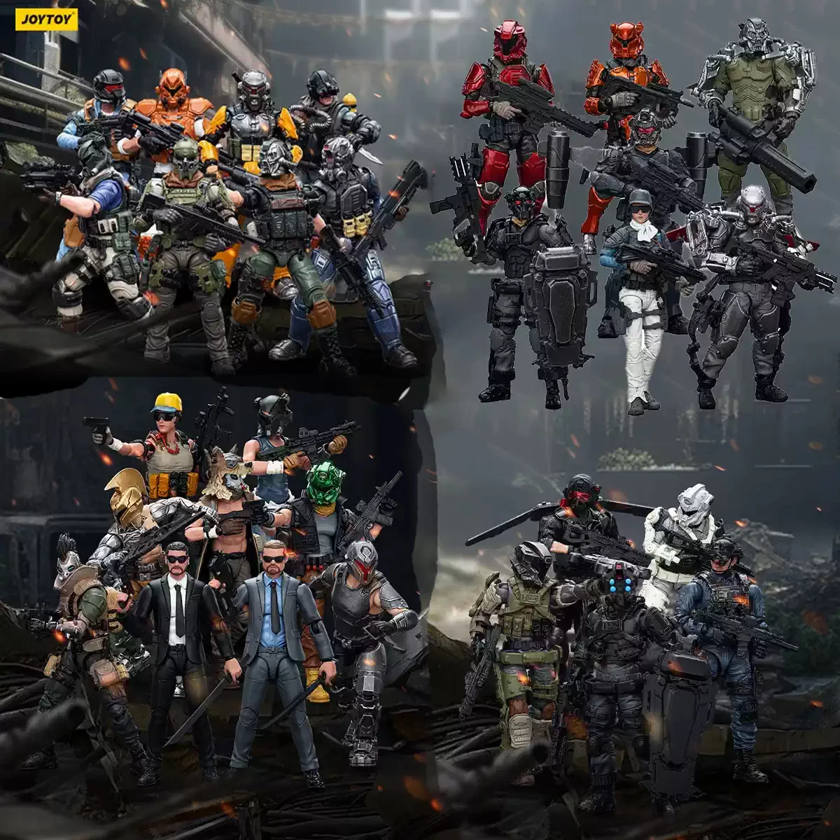 Auf Lager JOYTOY Hardcore Coldplay Army Builder Military Soldier Action Figure Model Toys Collection Promotion Pack im Maßstab 1:18