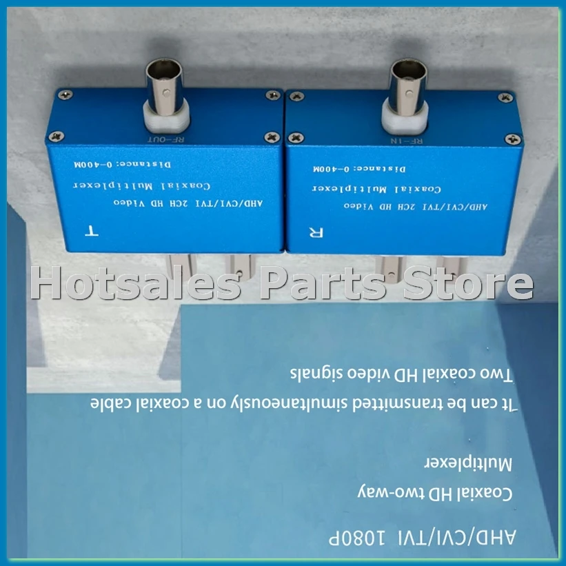 1080P AHD/CVI/TVI / 2CH HD Video Coaxial Multiplexer (2 Channel Video in One Coaxial Cable Transmission)-A12I