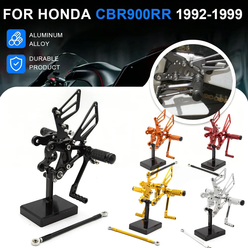 

For Honda CBR900RR CBR 900 RR 1992 1993 1994 1995 1996 1997 1998 1999 Motorcycle Accessories Footpeg Rearset Rear Set Footrest