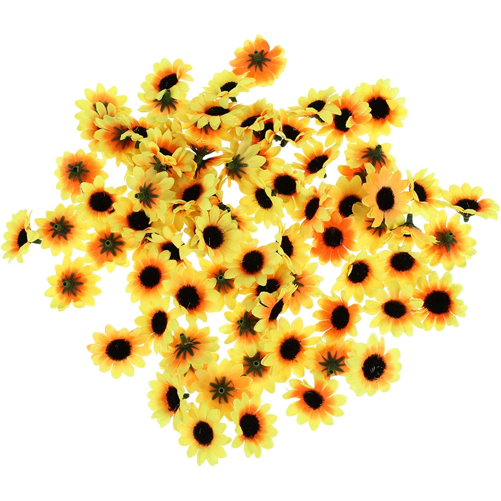 

150 Pcs Head Artificial Flowers For Crafts High Grade Material Fake Flowers Wedding Decor Valentine Craft Gifts