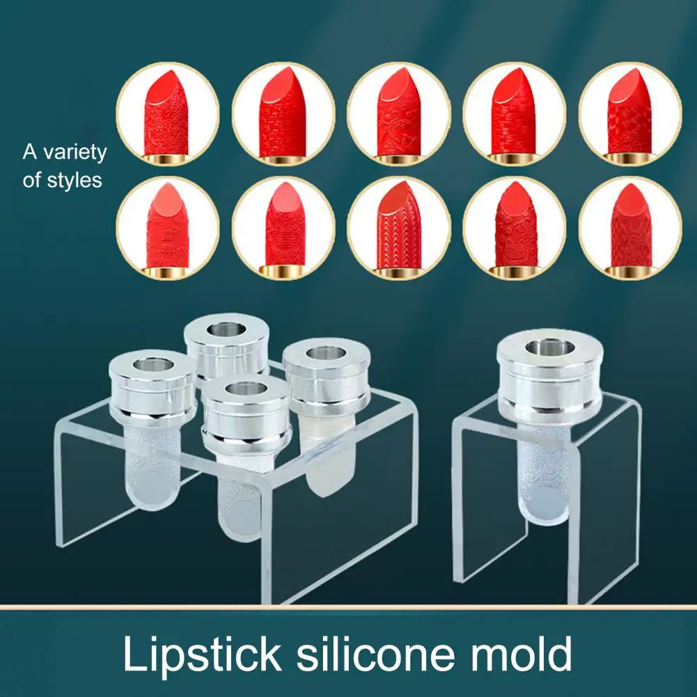 Useful Cosmetic Mould Safe Portable Creative Non-stick Lipstick Mold  Chinese Style Lipstick Mold for Girls