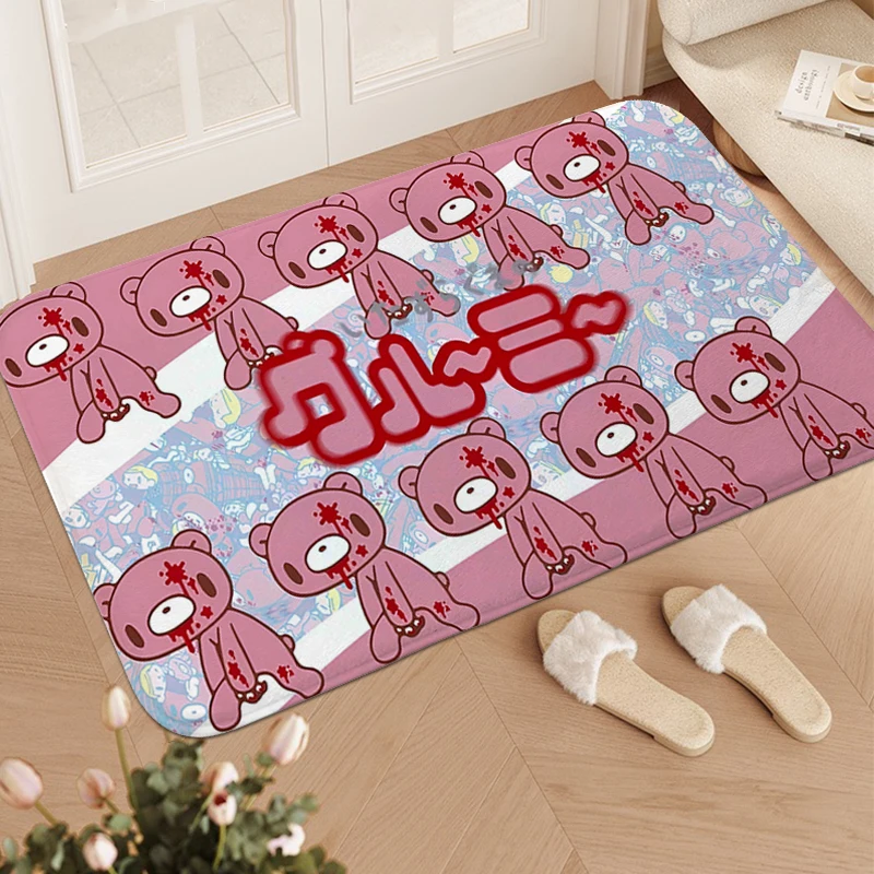 Sleeping Room Rugs A-Gloomy Bears Bathroom Rug Aesthetic Bathmat Useful Things for Home Decorations Veranda Floor Mat Foot