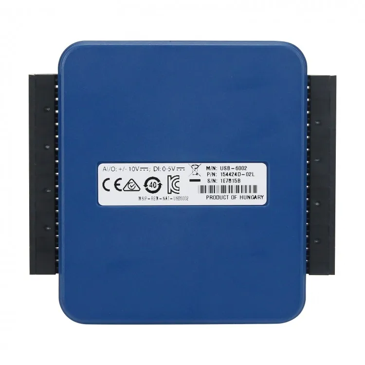 NI USB-6002 USB Multifunction DAQ Data Acquisition Card for 8AI 16-bit 2AO Digital I/O Labview