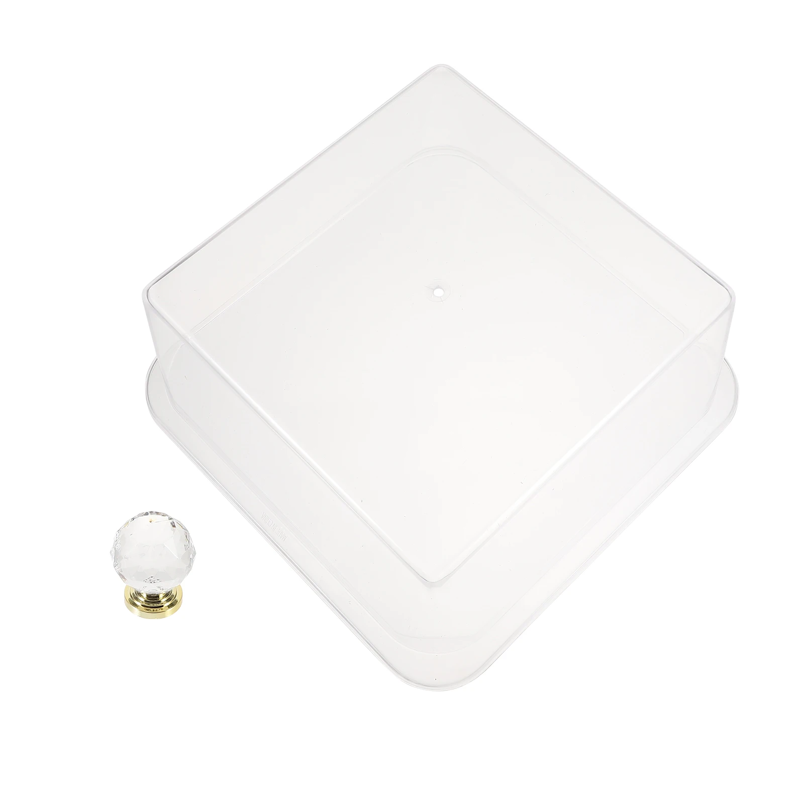 

1pc Acrylic Transparent Cake Food Protective For Household Kitchen Supply Large Space Food Cover Tent Clear Dish Storage