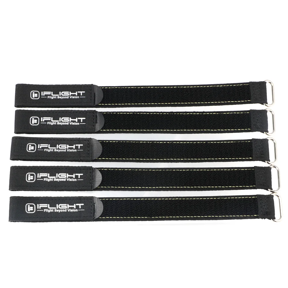 5 Stück 10X100mm / 10X130mm IFlight Magic Sticker Tape Nylon Lipo Akku-Gurtband Wiederverwendbarer Kabelbinder für FPV RC Akku – Detail 7