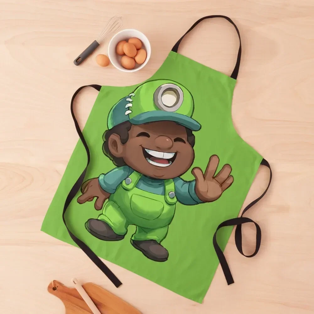 Little Jay - Spelunky 2 Apron Kitchen on the wall Kitchen For Men Apron