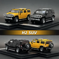 LULU In Stock 1:64 H2 SUV Diecast Diorama Car Model Collection Miniature Toy