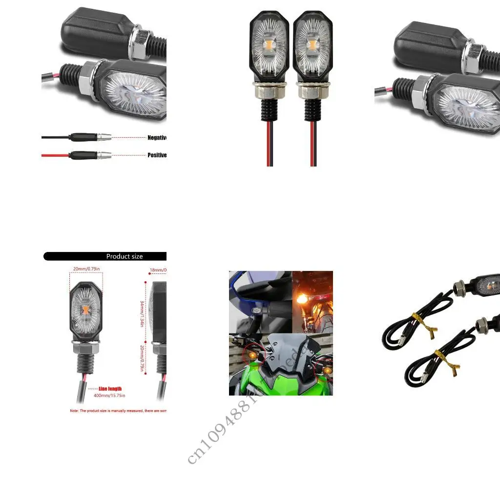 

Waterproof LED Motorcycle Light High Luminosity Beads Oval Profile