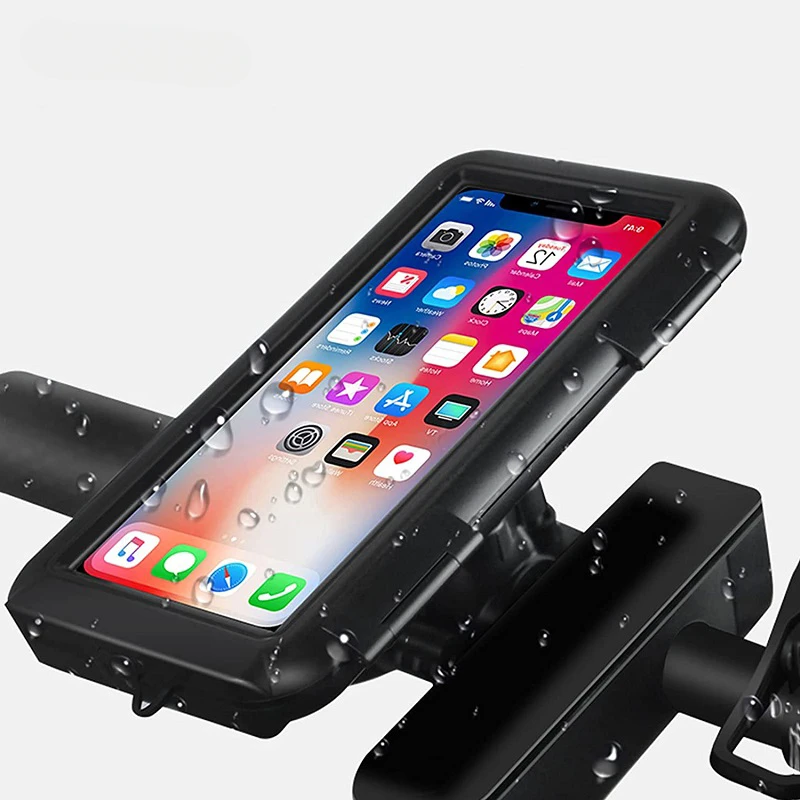 Waterproof Bike Bicycle Phone Case Universal Motorcycle Handlebar Phone Holder Stand  rainproof touch screen Cell Phone Bracket