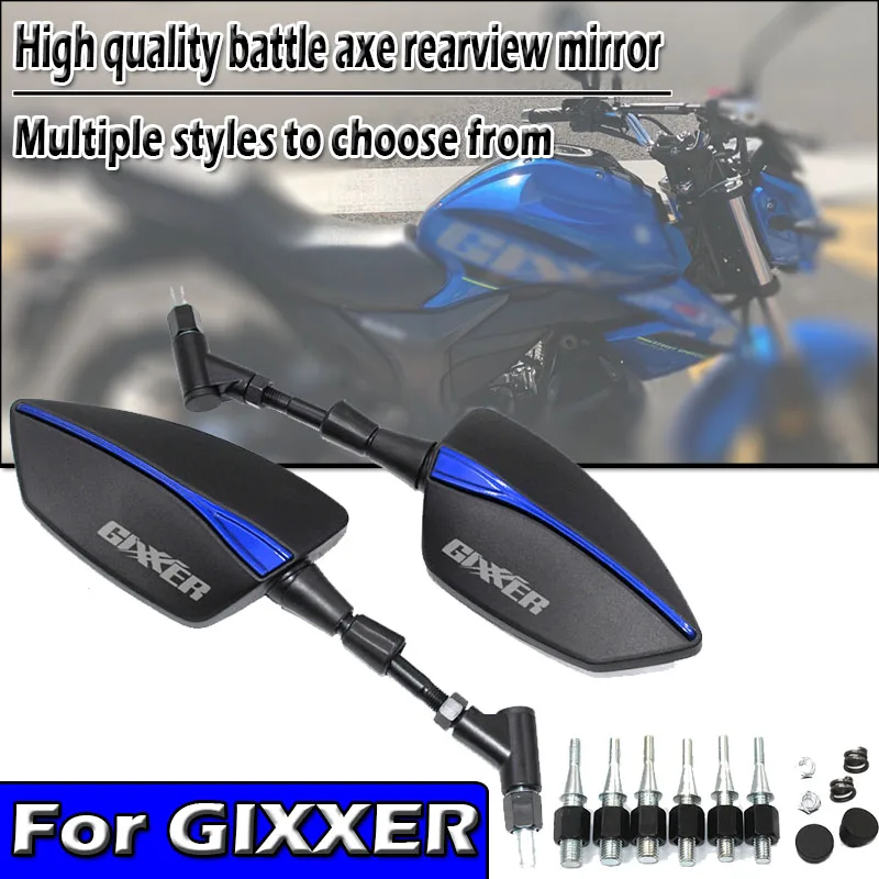 Para Gixxer 150 gixxer 250 2022 2023 2024 8/10mm espejos retrovisores universales ajustables espejo lateral