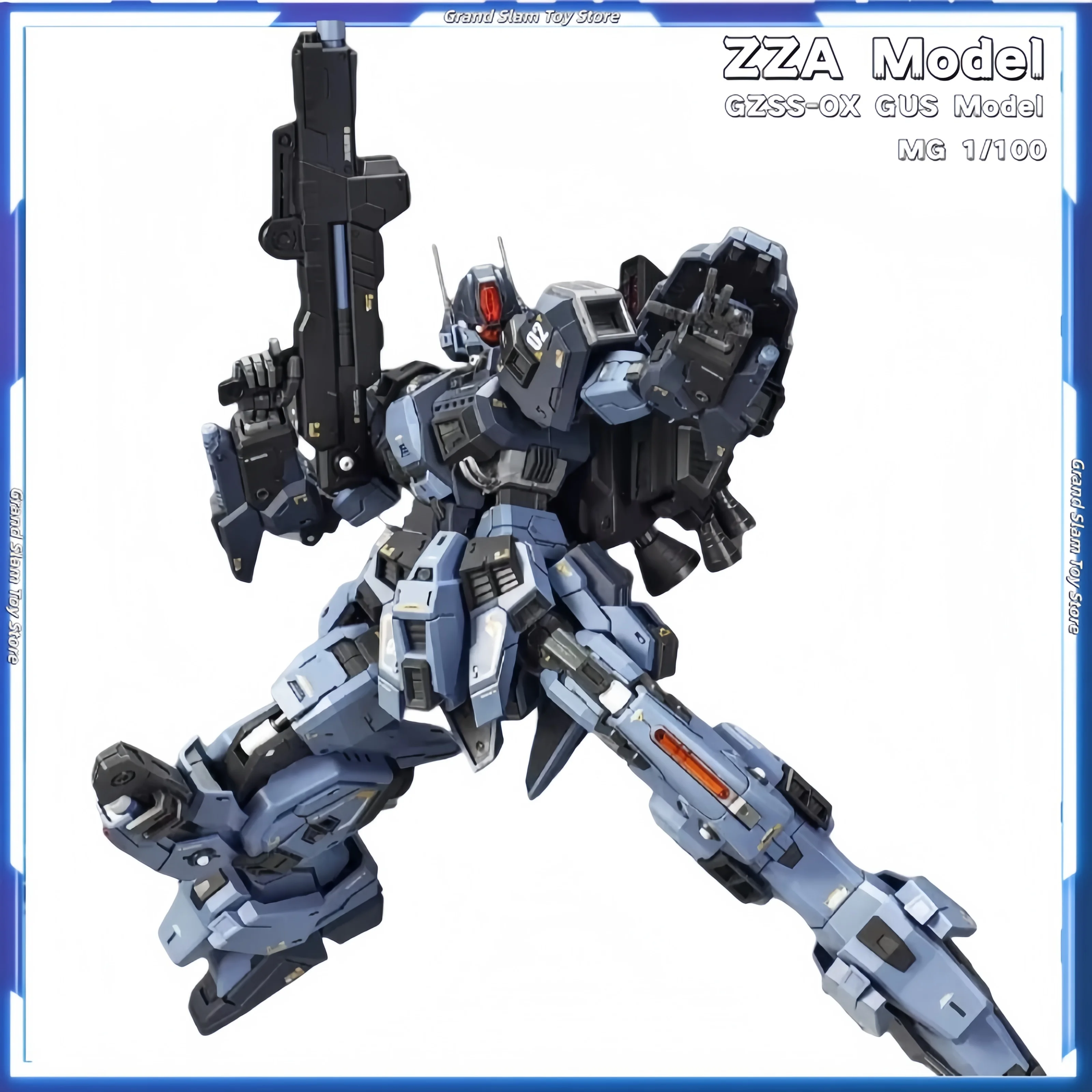 

В наличии Hot Zza Model Mg 1/100 Gzss-Ox Gus Модель в сборе Комплект модели Фигурки робота Пластиковая модель Рождественские игрушки Подарки